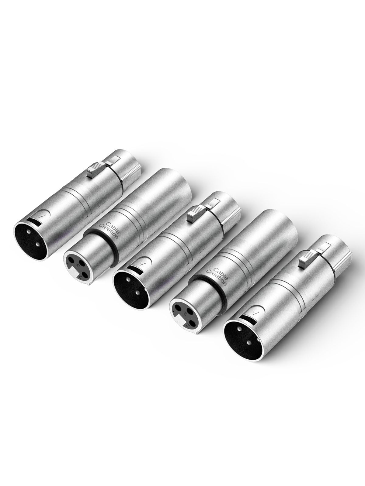 Amazon.com: CableCreation XLR Adapter 5PACK, XLR to XLR Gender